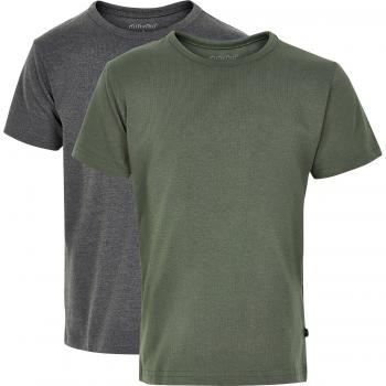 MINYMO 2er Pack Baby Jungen T-Shirt, Kurzarm, Alter ab 1 Jahr, Größe: 80, Farbe: Dunkelgrün
