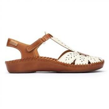 Pikolinos Dames Sandalen P. Vallarta met leer en klittenband