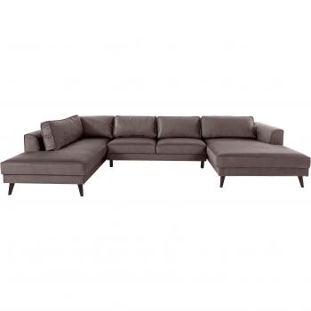 Modernes Sofa‑Set INOSIGN: Wohnlandschaft Lumber Jack in U‑Form (Taupe)