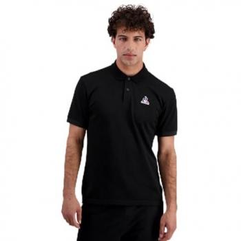 Le Coq Sportif Essentiels Polo-Shirt schwarz