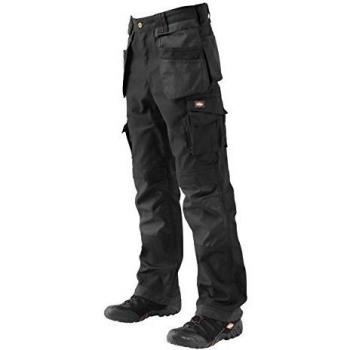 Lee Cooper Pared Premium Plus: Bolsillos para Trabajo, Negro/Negro