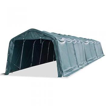 Tenda per Bestiame in PVC 550 g/m² 3,3x16 m