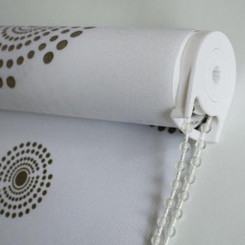 Cortinas enrollables personalizadas con impresión transparente