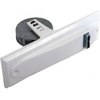 Cubo de recogida de residuos plástico blanco y amplio
