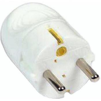Spina 2 poli + terra 16A linea Garanti bianca 82580-E