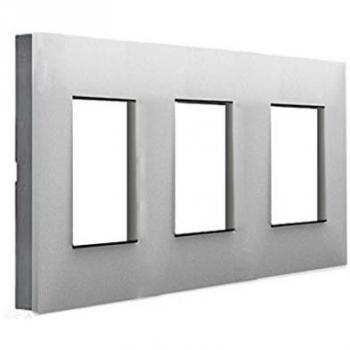 Marco 3 Elementos Aluminio Valena Next Legrand 741033