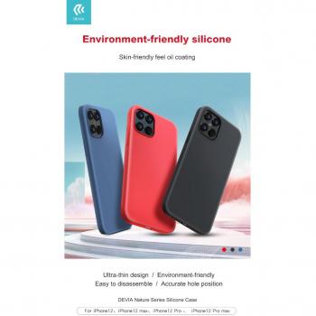 Cover Silicone Rosso per iPhone 12 Mini Effetto Seta