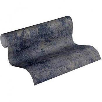Papel pintado Vliestapete New Walls Urban Grace gris oscuro y beige