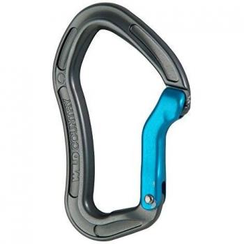Wild Country Proton Magnetischer Bent Karabiner (Grau/Blau)