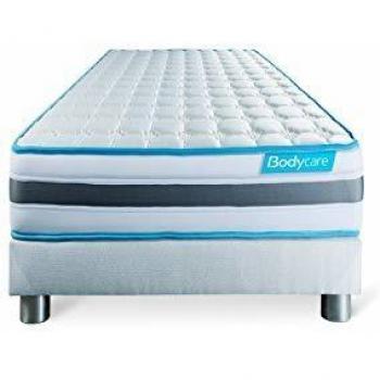 Ensemble de literie BODYZONE 90×200 Ressorts ensachés 3 zones Ultra épaisseur