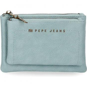 Monedero de mujer Pepe Jeans Diane azul dos compartimentos