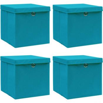 Fabric Storage Boxes with Lids