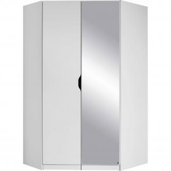 Eckkleiderschrank Freiham, Holzwerkstoff, 197 cm hoch