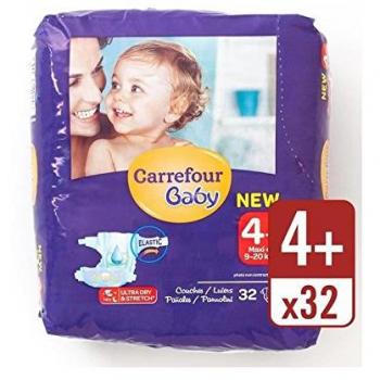 Dodot Sensitive Secchi Taglia 4+, 32 Pannolini, Confezione da 2