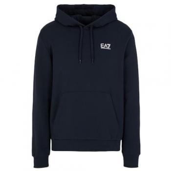 PUMA Herren Kapuzenpulli mit EA7 Emblem Schwarz S