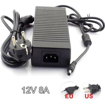 Fuente de Alimentación Universal 12V 8A EU/US para Cámaras