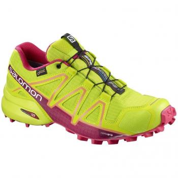 Salomon Speedcross 4 GTX, Zapatillas de Trail Running para Mujer, Verde