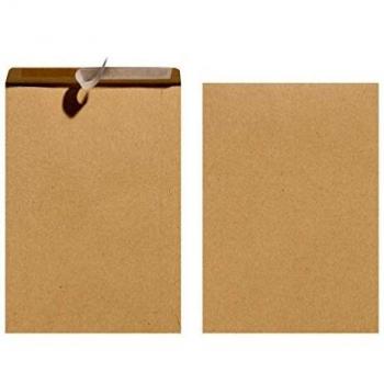 Herlitz 10 enveloppes d'expédition marron sans fenêtre C5
