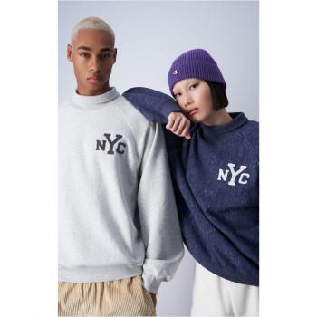 CHAMPION Sweatshirt gris clair col haut taille XXL