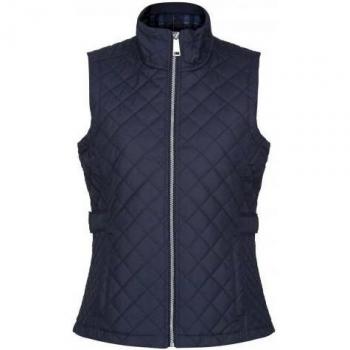 Regatta Damen Charleigh Karierter gesteppter Bodywarmer (Navy, EU 38 / UK 10)