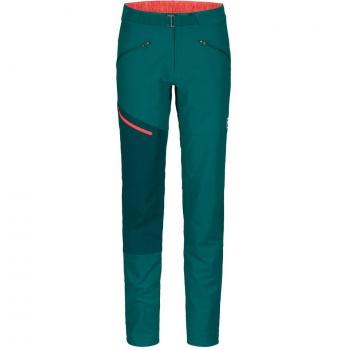 Ortovox Brenta Pantalones Mujer Verde Pacífico