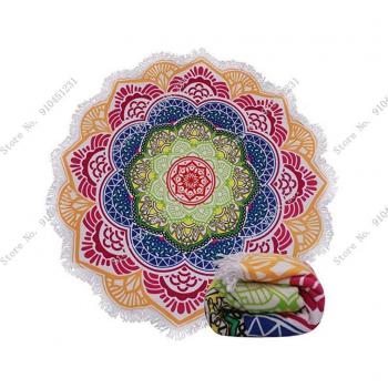 Mandala Circle Bath and Shower Towel