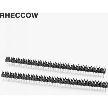 RHECCOW 20PCS 1x40P 18B20 Pin Straight Angle Male Header Connector