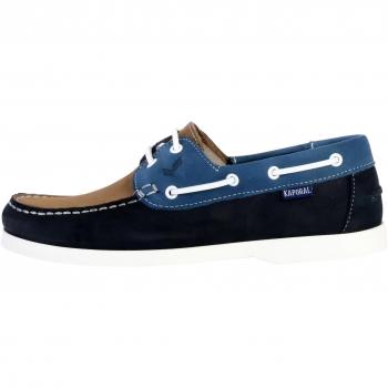Bottes de Croisière Kaporal en Bleu et Beige 43