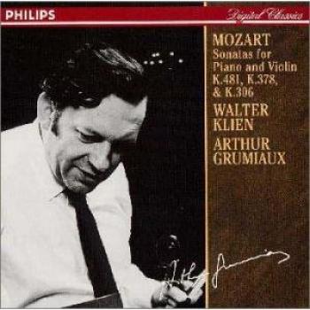 Japan Obi Classical: CD GRUMIAUX (ARTHUR) & SAUBER (WALTER) – Mozart Violinsonaten 41., 34. (PHCP9674)