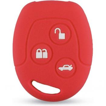 KEYYOU – housse en silicone pour clé de Ford Focus, Mondeo, Fiesta, KA MK4, 3 boutons