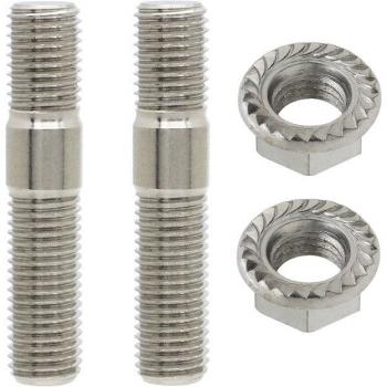 Exhaust Studs and Serrated Nuts M10x1.25