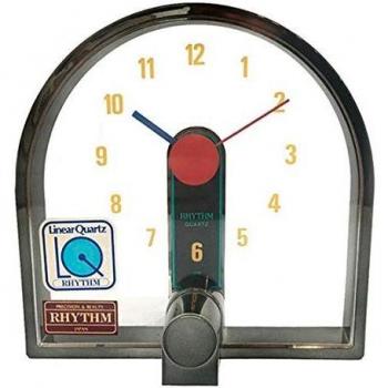 Horloge Table Rhythm 16×16 cm – Noir