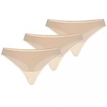 Teyli Damen Unterhosen Set Beige XS – 3 Pack