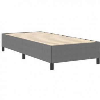 VidaXL Cadre de lit Gris clair 90x200 cm Tissu en velours côtelé 42006947
