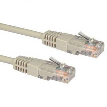 Cables Direct 50M CAT5E UTP Kabel für Netzwerk Grau