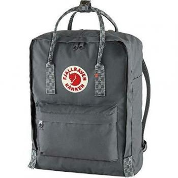 Sac Kånken Fjällräven Super Gris avec Couleurs Échecs