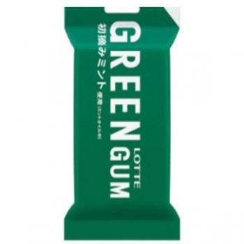 Chicle Verde LOTTE 5P – Refresco de Menta 1ª Cosecha