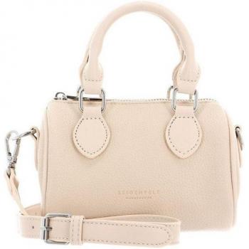 Moheda Little Bowling Seidenfelt Handtasche – Beige Damenmodel
