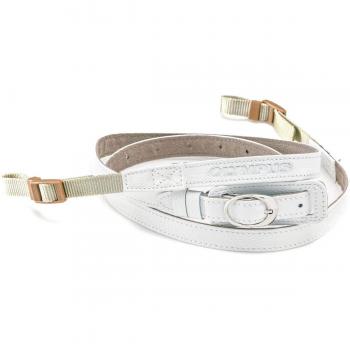 Olympus Genuine Leather Shoulder Strap – CSS‑S109LL, White