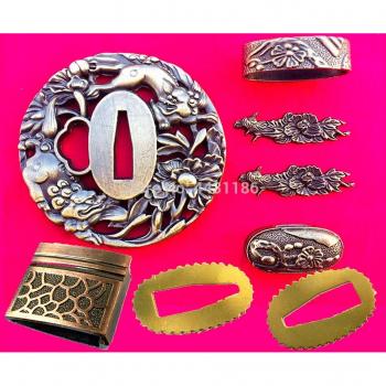Kylin Theme Metal Sword Handle Kit for Katana/Wakizashi