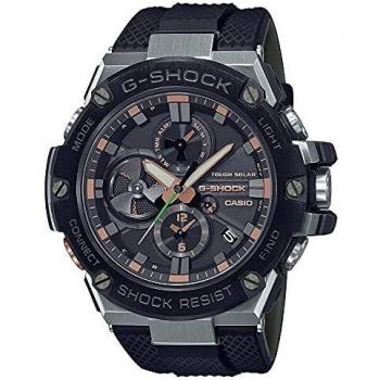 Mens Casio G-Steel Tactical Solar Watch – Black