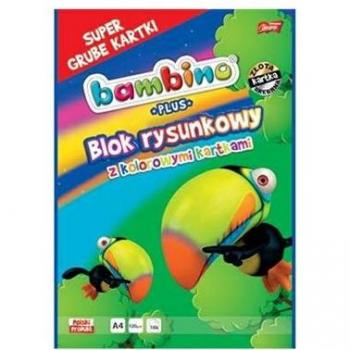 St. Majewski 16K Plus Farbzeichenblock (A4) – 10‑er Set Bambino, Heft+Block