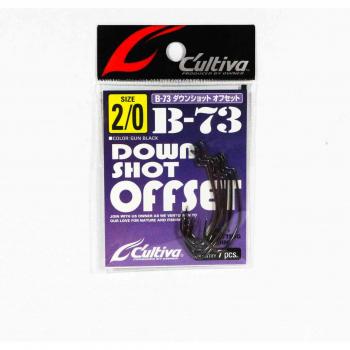 Owner B-73 Down Shot Offset Hook Size 2/0