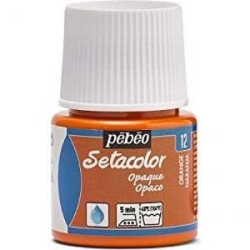 Pebeo Setacolor Opaque Textile Paint Orange 45ml
