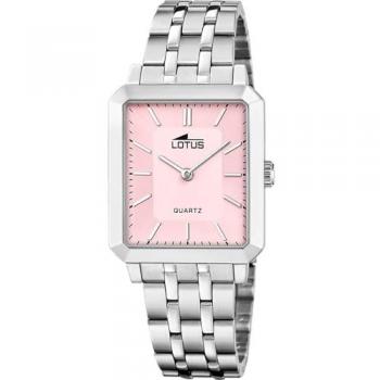 L18980 Pink Square Watch – Lotus Edition