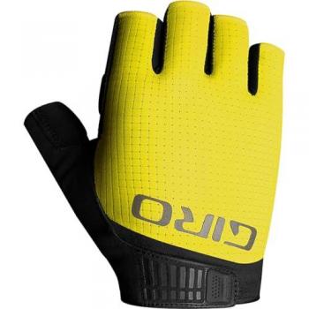 Giro Bravo II Guanti Estivi con Cuscinetti in Gel Giallo Fluo/Nero XXL