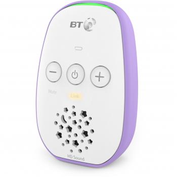 BT 400 Digital Baby Monitor – Purple & White
