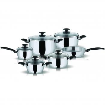 PYRAMIS Kochtopf‑Set 24 cm – 11‑teilige Edelstahlreihe (SKU 015701201)