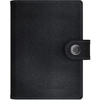 Cartera Negra Lite Wallet Plus con Protector de Tarjetas y Linterna 150 lm