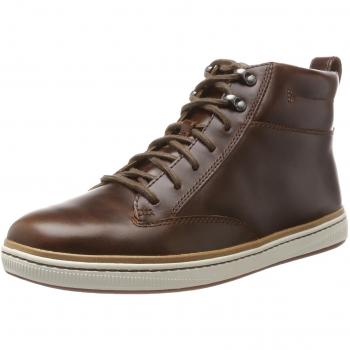 Clarks Herren Norsen Mid Stiefel, Braun, 44 EU